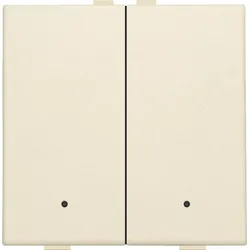 Niko Züblin 100-52202 Zweifach Taster mit LEDs und Komfort Sensoren für Niko Home Control, c 10052202