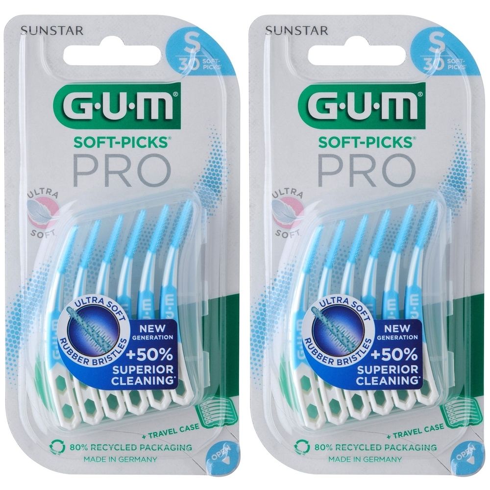 GUM Soft-Picks PRO S x2 2x30 St Zahnbürste