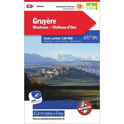 Kümmerly+Frey Velokarte 15 Gruyère 1:60.000, Sonstige von , Kümmerly+Frey, 978-3-259-02415-7