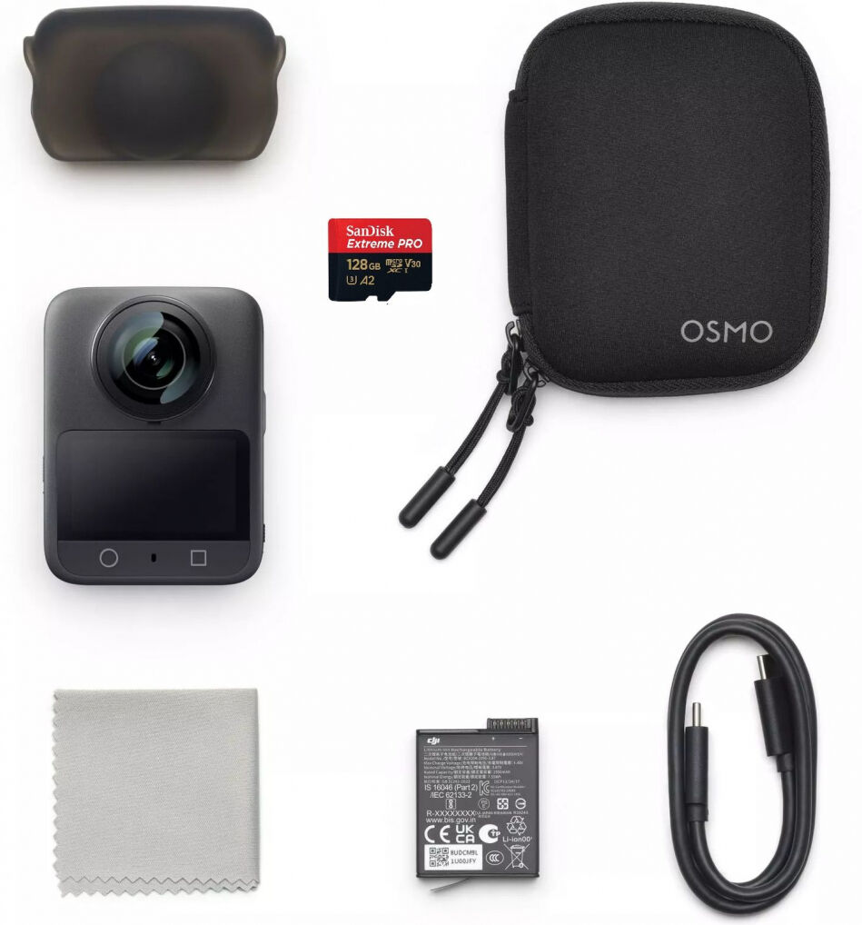 DJI Osmo 360 Standard Combo + SanDisk microSDXC ExtremePro 128GB 200MB