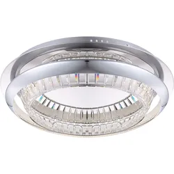 Schicke 40W LED Decken Leuchte Lampe Esszimmer Chrom Glas EEk Globo 15681D