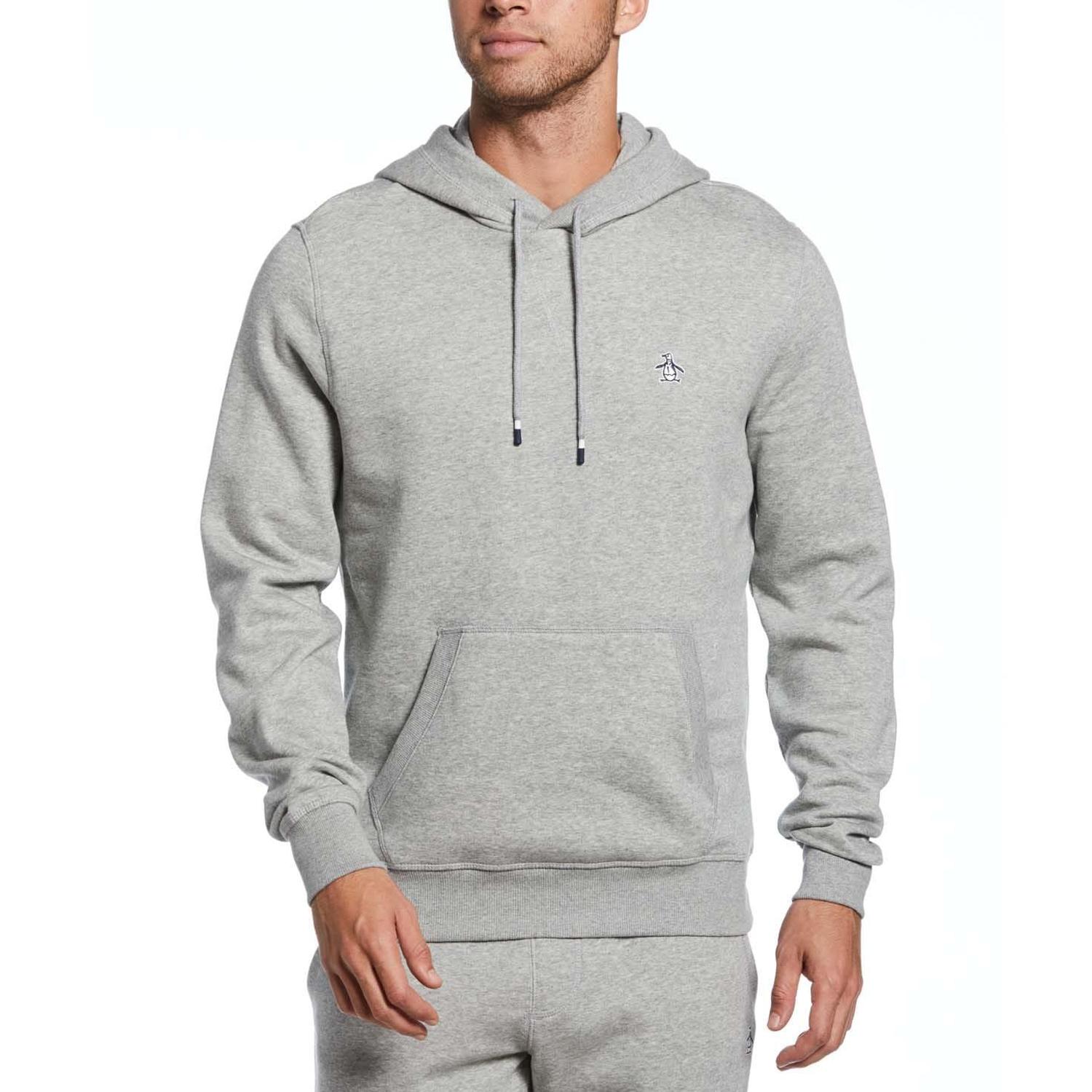 Original Penguin Heren Sticker Pete Pull Over Hoodie (Grijs)