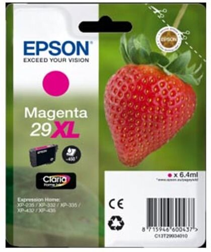 Epson 29XL (T2993) Cartucho de tinta magenta XL