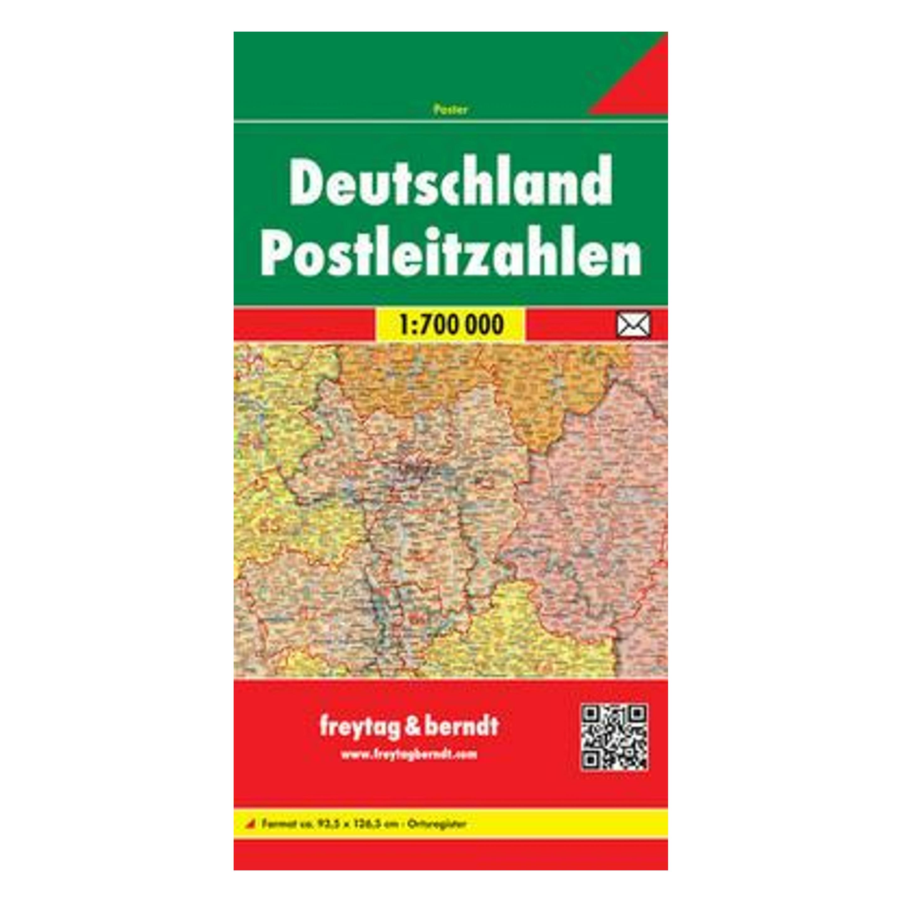 Freytag-Berndt u. Artaria Deutschland Postleitzahlen. Germany Post Codes (41184085)
