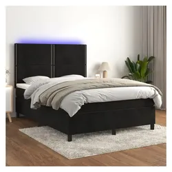 vidaXL, Boxspringbett, Almelville (Flach mit Nägeln) (140 x 190 cm)