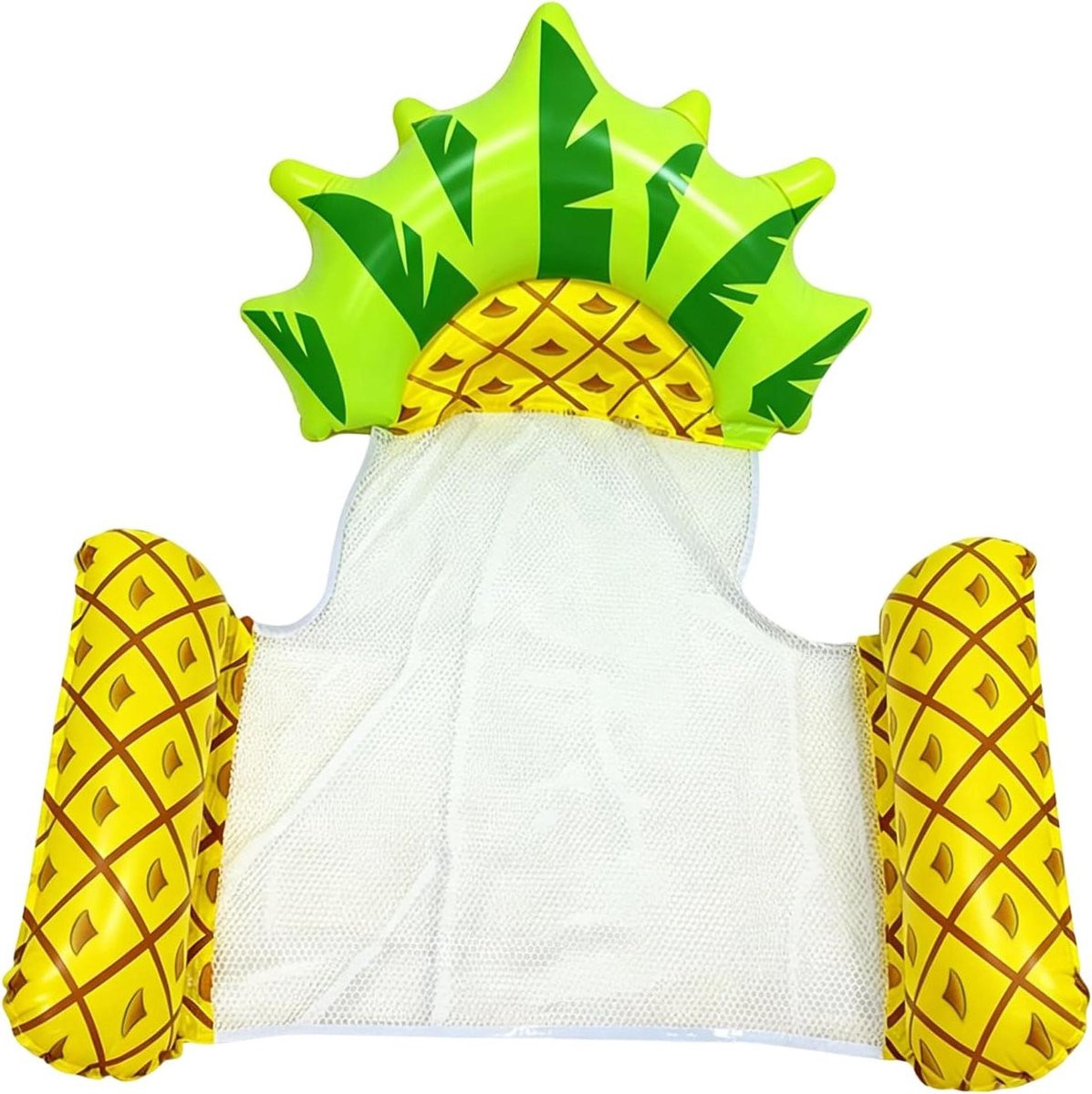 Ananas opblaasbare zwembad drijver met fruitvorm design voor waterpret