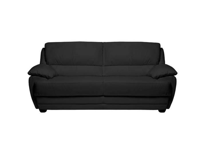 Livetastic 2-Sitzer-Sofa, Schwarz, Kunststoff, 209x97x100 cm, Made in EU, Wohnzimmer, Sofas & Couches, Sofas, 2-Sitzer Sofas
