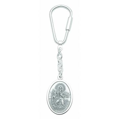 Kettenanhänger ADELIA´S "Anhänger Christophorus 925 Silber", silber, Schmuckanhänger, Damen, Silber 925 (Sterlingsilber), Kettenanhänger, Silberanhänger Christophorus