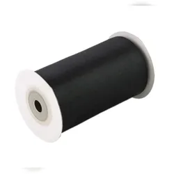 Creativery 100mm Satinband 10m Schleifenband Geschenkband Deko Breites Stoffband Schwarz