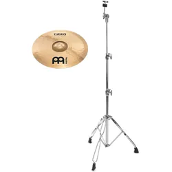 Meinl Classics Custom Brilliant 18" Medium Crash + gerader Beckenständer Set