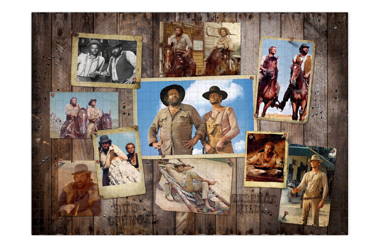 Oakie Doakie Toys Bud Spencer & Terence Hill Puzzel Western Foto Muur 1000 stukjes