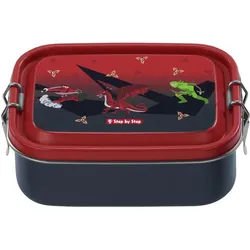 Step by Step Brotzeitbox, Lunchbox, Rot, Schwarz