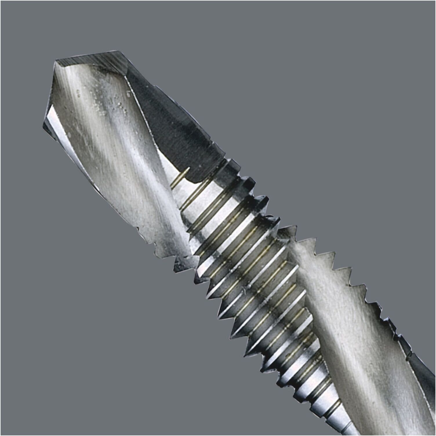 Wera 847 HSS Kombigewindebohrer für metrische Gewinde, Durchmesser 3,3 mm, Länge 39 mm (05104641001)