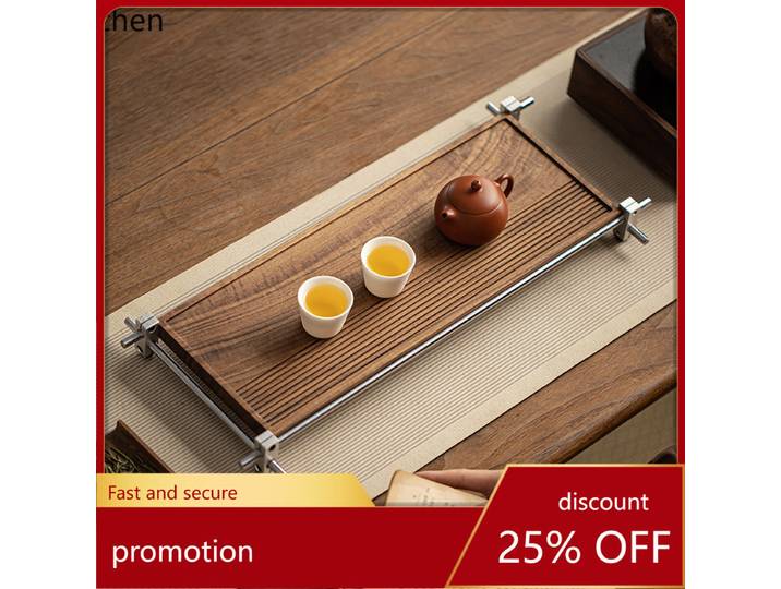 Plateau à thé ZML, plateau domestique, nouveau plateau de service rectangulaire pour thé chinois, accessoires pour plateau à thé
