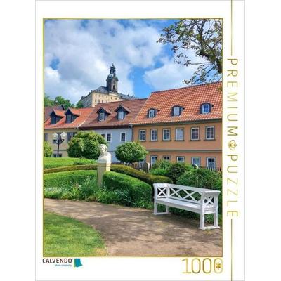 CALVENDO Puzzle Rudolstadt, Im Garten des Schillerhauses | 1000 Teile Lege-Größe 64x48cm Foto-Puzzle für glückliche Stunden