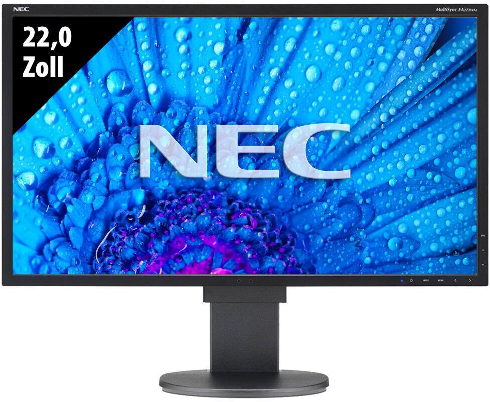 NEC MultiSync EA223WM   22"   Noir - Refurbished