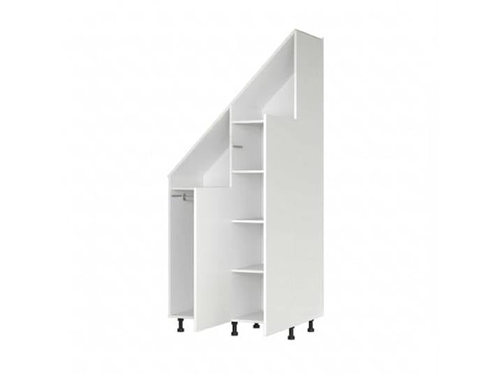 VDD – Fachschrank – Schrägwandschrank – Wandschrank – Weiß – Für Dachschrägen geeignet