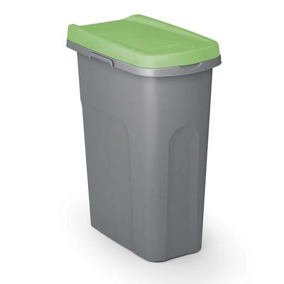 CASARIA® Mülleimer Küche 25L mit Deckel Grün