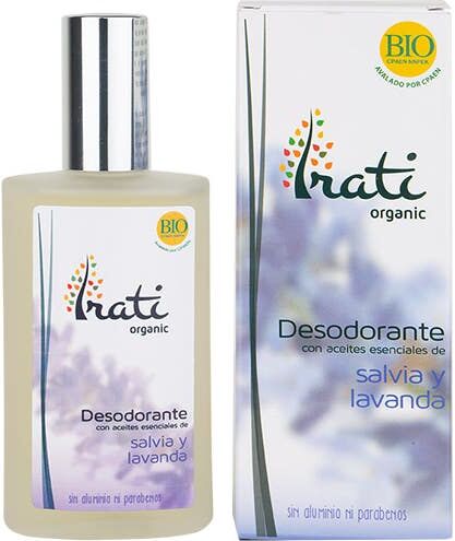 Irati Organic Desodorante Spray de Salvia y Lavanda BIO 100 ml