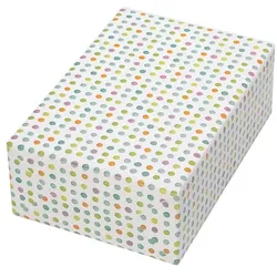 JUNG Geschenkpapier »Punkto« 50cm x 20m weiß