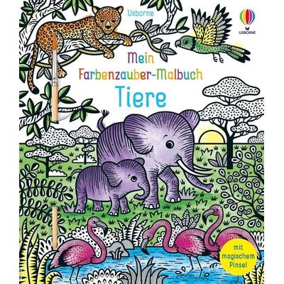 Mein Farbenzauber-Malbuch: Tiere, Taschenbuch von , Usborne, 978-1-03-570233-6