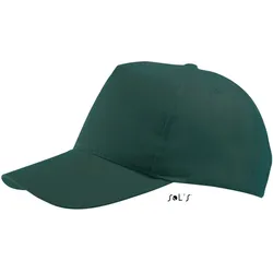 SOLS Unisex 5-Panel Kappe Klassische Cap 88119 forest green one size