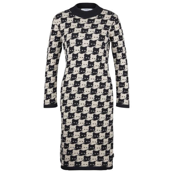 DEDICATED - Women's Dress Lo Pepita Cats - Kleid Gr XS grau