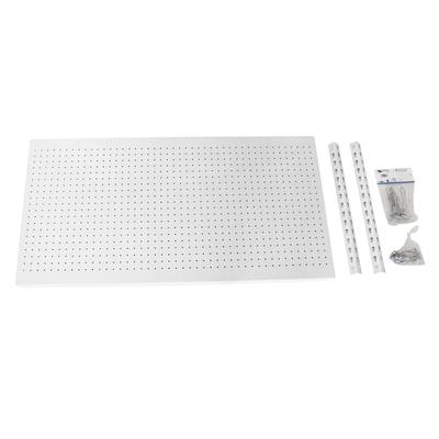 SimonRack Panelclick 1200x400 Weiß + 14 Haken + 3 zubehör -Werkzeugpanel