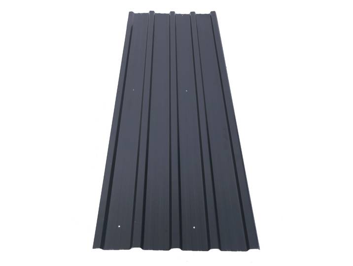 Trapezblech anthrazit 12er Set 129 x 45 cm