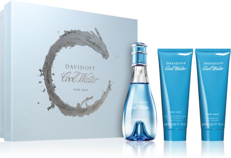 Davidoff Cool Water For Her coffret cadeau pour femme