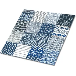 FLIESENAUFKLEBER 9 Stück 30x30 cm selbstklebend Mustermix
