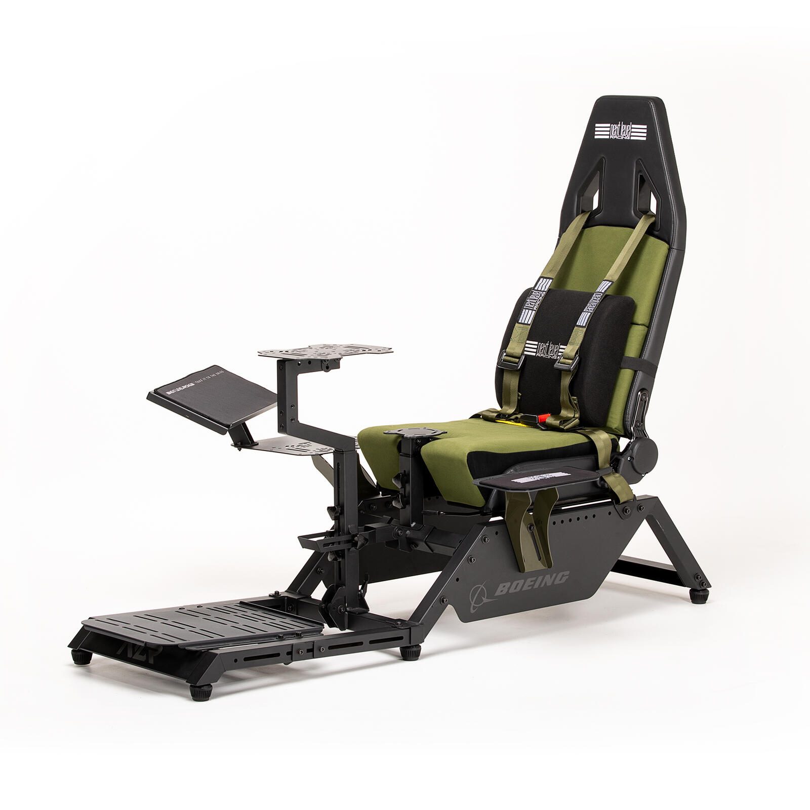 Next Level Racing Flugsimulations-Cockpit Boeing Military Edition schwarz-oliv NLR-S028