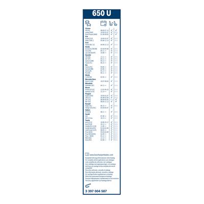 BOSCH Wischblatt Twin 3 397 004 587 für Iveco RENAULT