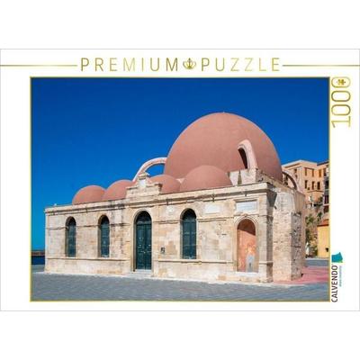CALVENDO Puzzle Die historische Küçük Hasan Pascha Moschee am Hafen | 1000 Teile Lege-Größe 64x48cm Foto-Puzzle für glückliche Stunden