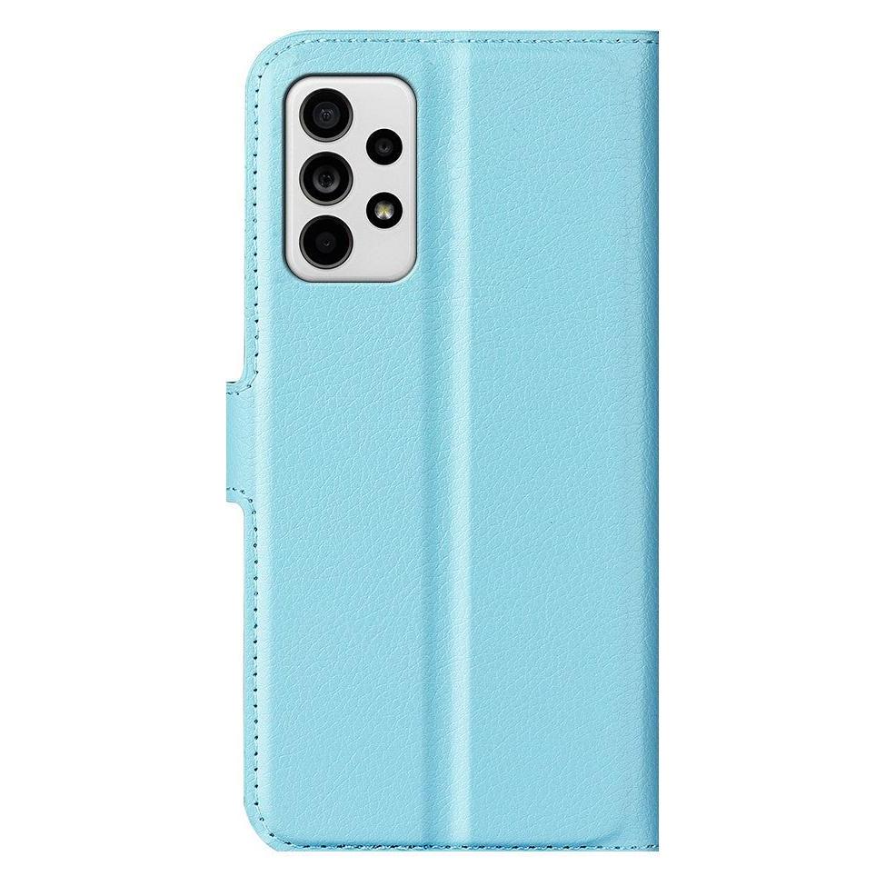 Cover-Discount Galaxy A33 5G - Leder Etui Hülle hellblau (Samsung Galaxy A33 5G) (101241292G)