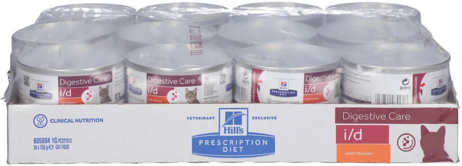 Hill's Prescription Diet I/D Feline Digestive Support 24x156 g Futter