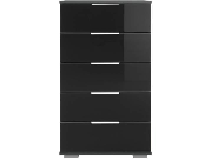 Kommode Peyton C schwarz Holzwerkstoff B 49 H 102 cm