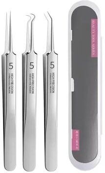 Useful Little Things Stainless Steel Precision Blemish Extraction And Deep Pore Cleansing Set 3pcs