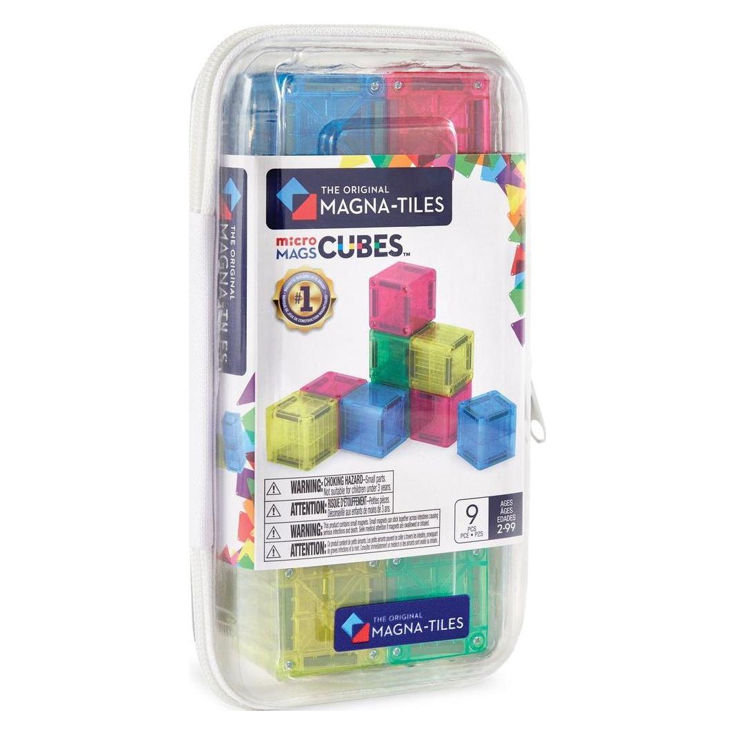 Magna-Tiles microMAGS Cubes 9-teilig: Magnetischer Bauspass (264013CU)