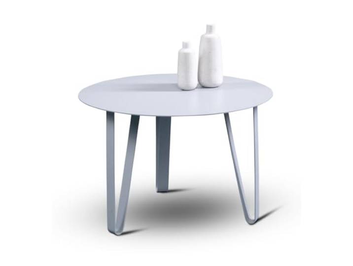M2 Kollektion Table Basse Emil 3\ - Hauteur : 40 cm - Diamètre : 60 cm - Gris