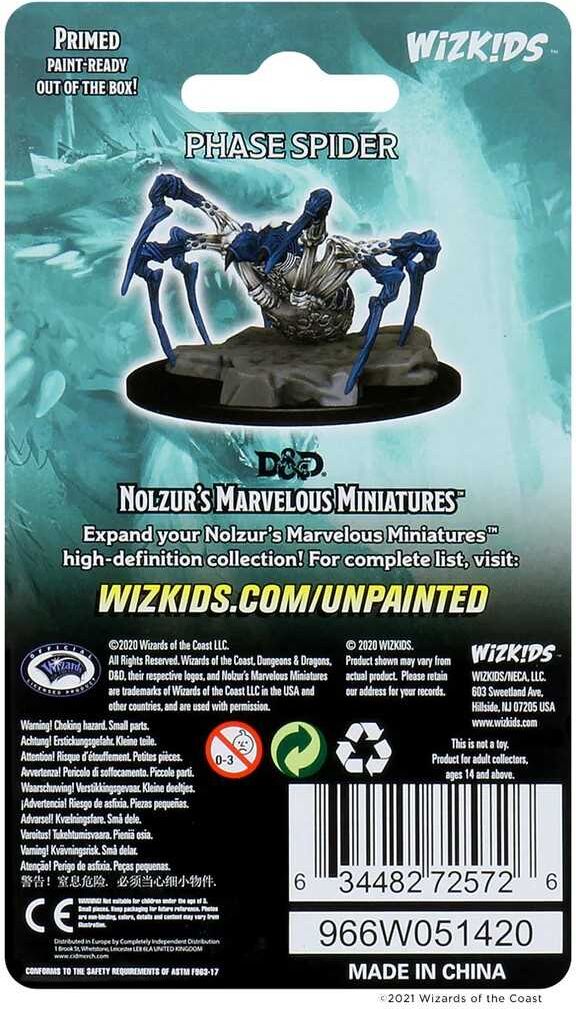 Wiz Kids LLC Nolzur’s Marvelous Miniatures: Phase Spider Giant for Dungeons & Dragons Tabletop Gaming