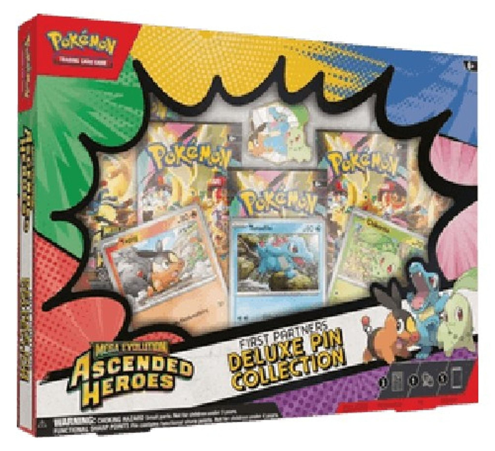 Pokemon Ascended Heroes: First Partners Deluxe Pin Collection van The Pokemon Company