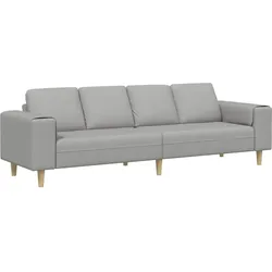 vidaXL Sofa Set Wolkengrau Stoff