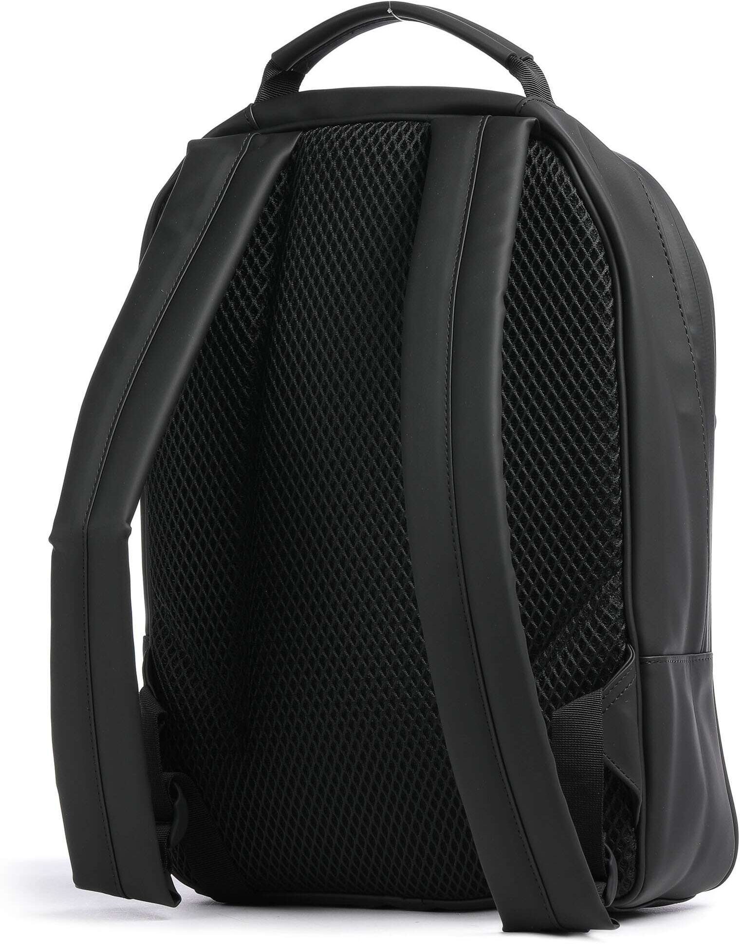 Rains Rucksack, schwarz
