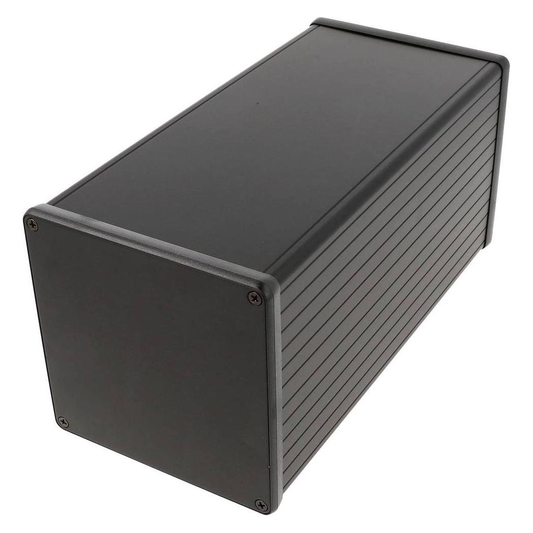Hammond 1455NS2201BK Universal-Gehäuse 220 x 103 x 103 Aluminium e (Gehäuse) (1455NS2201BK)