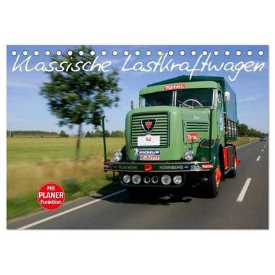 Klassische Lastkraftwagen (Tischkalender 2027 DIN A5 quer), CALVENDO Monatskalender