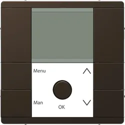 Merten MEG5755-6052 Zeitschaltuhr-Modul, Moccametallic, System Design MEG57556052