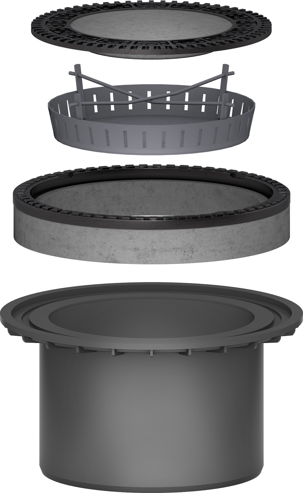 GRAFOTTOGMBH Teleskop-Ventilationssch. PKW Kl.B600, Abdeckung, Grobfilter 16987040