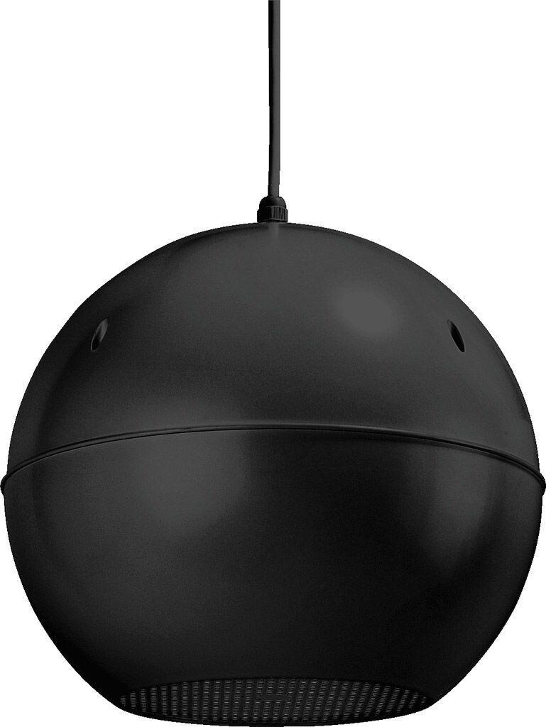 MONACOR Edl-420/sw Wetterfester Ela-Kugellautsprecher, Schwarz