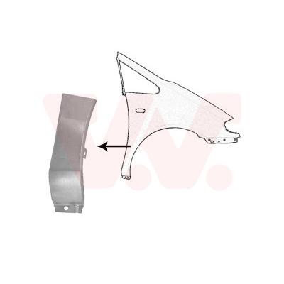 VAN WEZEL Kotflügel 5878156 unten